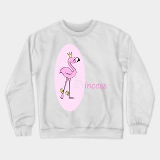 Flamingo princess Crewneck Sweatshirt